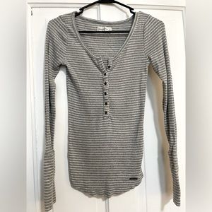 Abercrombie striped long sleeve